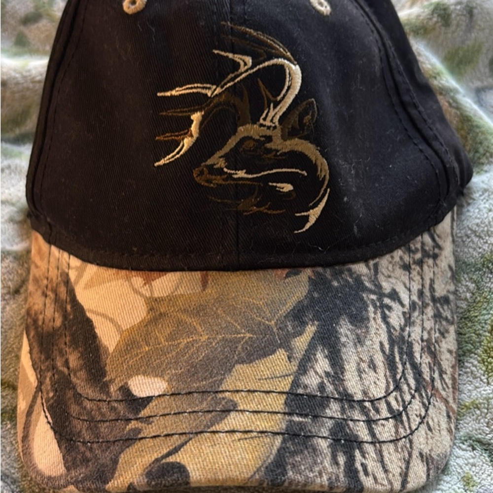 Legendary Whitetails Black Cap with Embroidered Logo